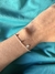 Pulseira Rosto e Pontos de Luz Preto (CÓD. L1PUL1401) - Le Lumière