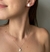 Conjunto Gota Detalhada Texturizada - Colar e Brinco - comprar online