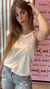 BLUSA SEDA CUELLO AMERICANO - I love Juana Lanus