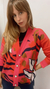 SACO BOTON ESTAMPADO - tienda online
