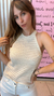MUSCULOSA CROCHET CUELLO AMERICANO - comprar online