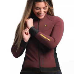 CHAQUETA CICLISTA IMPERMEABLE PURE FENIX ROSEWOOD (MUJER) - Meseta Wear