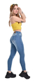 Jean Mujer Elastizado Chupin Tiro Medio Alto 36 Al 54 Rfs - comprar online