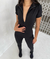 Catsuit Black Enterizo Mono Manga Larga Con Cierre Lycra - tienda online