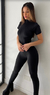 Catsuit Black Enterizo Mono Manga Larga Con Cierre Lycra - comprar online