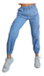 Jean Mom Cargo Mujer Jogger Tiro Alto Modelador - comprar online