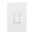 Conjunto de Interruptor Vertical Simples Branco Pial Plus Pial Legrand - loja online