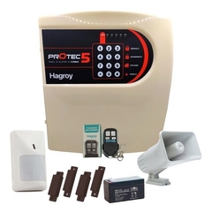 KIT PANEL DE ALARMA PROTEC 5 RESIDENCIAL