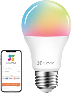 CÁMARA IP EZVIZ FOCO WIFI 220V LUZ BLANCA CS-HAL-LB1-LCAW
