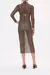 TURTLE NECK MESH DRESS NOUVEAU NOIR - comprar en línea