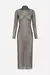TURTLE NECK MESH DRESS NOUVEAU NOIR en internet