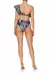 BIKINI ONE SHOULDER FRILL BRA RAINBOW ROOM - Boutique Narita