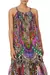 DROP SHOULDER FLARED DRESS GUARDIANS OF THE SUN - Boutique Narita