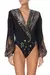 BLOUSON SLEEVE BODY SUIT LADY STARDUST