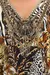 RECTANGULAR V NECK KAFTAN WHATS NEW PUSSYCAT - Boutique Narita