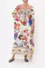 ROUND NECK KAFTAN MEMORIES OF A GARDEN