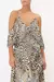 RUFFLE OVERLAYER WRAP DRESS SEAHORSE SONNET - Boutique Narita