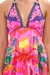 SHORT FLARED DRESS W/ HARDWARE FLIGHT OF THE FLAMINGO - Boutique Narita