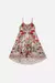KIDS HIGH LOW HEM DRESS LEOS BOUQUET