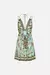 SHORT FLARED DRESS W/ HARDWARE ADIEU YESTERDAY en internet