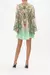 V-NECK FLARED SLEEVE MINI DRESS LOST CITY - comprar en línea