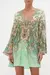 V-NECK FLARED SLEEVE MINI DRESS LOST CITY - Boutique Narita