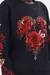 ROUND NECK SWEATER - BLACK SISTERHOOD OF THE ROSE - comprar en línea