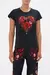 SLIM FIT ROUND NECK T-SHIRT - BLACK SISTERHOOD OF THE ROSE