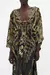 SPLIT SLEVVE KAFTAN W/ HARDWARE THE NIGHT IS NOIR - Boutique Narita