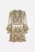 BUTTOM FRONT FRILL DRESS ROAD TO RICHESSE en internet