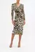 V NECK MIDI CROSS FRONT DRESS ROLE CALL