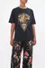 ORGANIC COTTON OVERSIZE BAND TEE-BLACK/GOLD A NIGHT AT THE OPERA