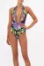 PLUGE NECK HALTER ONE PIECE MEET ME IN MARCHESA