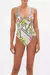 UNDERWIRE ONE PIECE WITH BUTTON DETAIL AMALFI AMORE