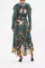 RUFFLE WRAP DRESS VERDIS WORLD - comprar en línea