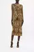 CROSS FRONT MIDI DRESS STANDING OVATION