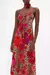 GATHERED BODICE BIAS DRESS HEART LIKE A WILDFLOWER - Boutique Narita