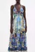 T BACK GATHERED PANEL DRESS VIEWS OF VESUVIUS - Boutique Narita