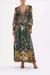 BUTTON DRESS W/ SHAPED WAISTBAND VERDIS WORLD