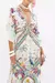 WAIST TIE LONG KAFTAN PLUMES AND PARTERRES - Boutique Narita