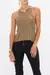 CREW NECK KNIT CAMI NOVEAU NOIR