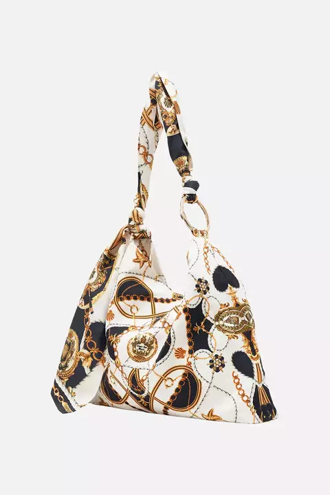 TRIANGULAR BEACH BAG SEA CHARM
