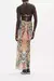 TWIST FRONT LONG SKIRT FLOWERS OF NEPTUNE - comprar en línea