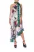 ASYMETRICAL NECK TIE DRESS GENTLE MOON