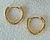 Argola Click Riscas Escovadas G