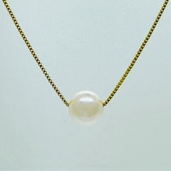 Colar Pérola Banhado a Ouro 18K - Hanna Joias Especiais