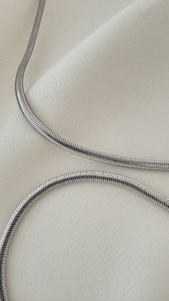 Imagem do Pulseira Malha Roliça Banhada a Ródio