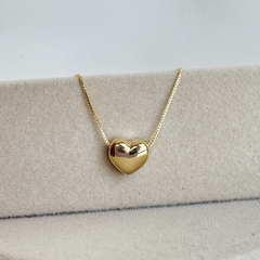 Imagem do Colar de Coração Delicado Banhado a Ouro 18k