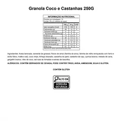 Imagem do Kit Coco e Castanha / Fruits & Nuts 250g