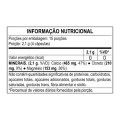 Cloreto de Magnésio P.A. 600mg 60 Cáps - ApisNutri - comprar online